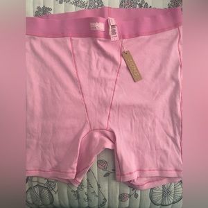 Skims Cotton Rib Boxer Shorts